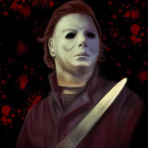 Michael Myers 4x6 or 8x10 Art Print