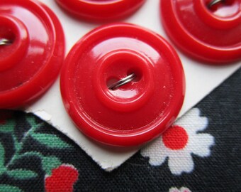 Boutons Marbrés Vintage Streamline Ronds Avec Tige - Lot Neuf Pour Couture Créative