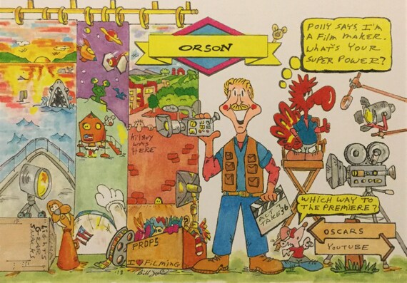 VIDEOGRAPHER FILM MAKER Personalized Cartoon