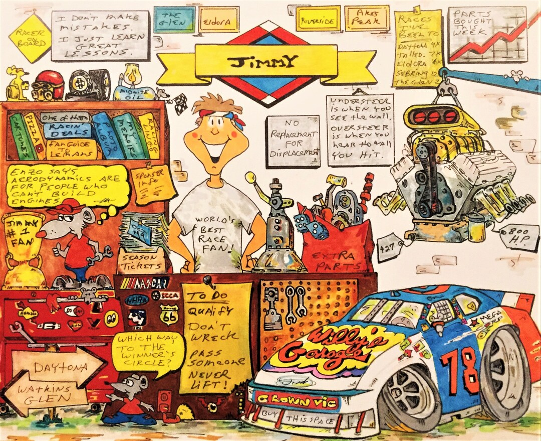 Cars 8x10 STOCK CAR RACING Fan or Driver Personalized Etsy