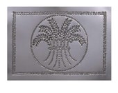Horizontal Wheat Panel in Country Tin