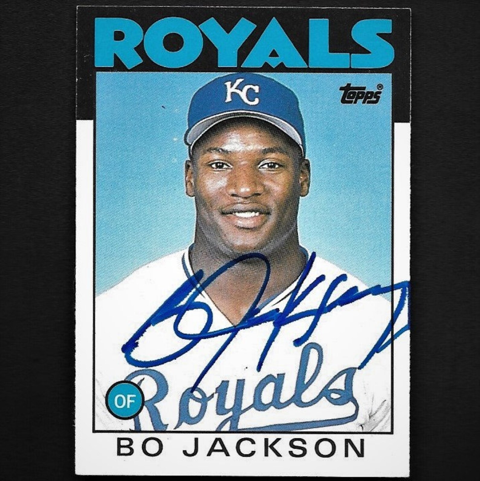 Bo Jackson Autograph Signed 1986 Topps Traded Rookie Card 50T Etsy