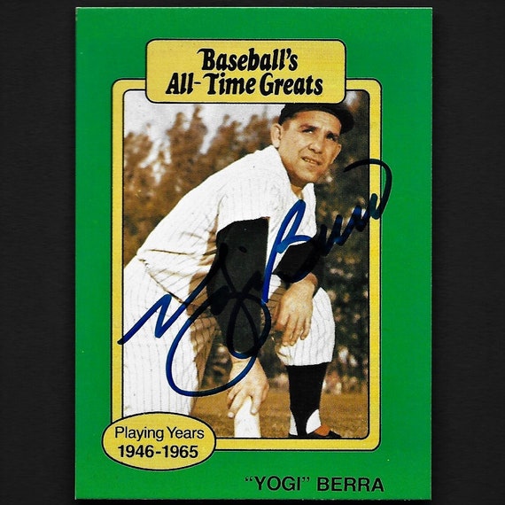 1987 Hygrade All Time Greats Yogi Berra Baseball Card