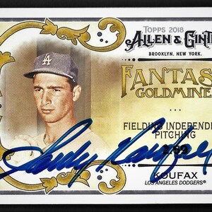 Rare Perfect Game Pitchers Signed Jersey 10 Sigs With Sandy Koufax