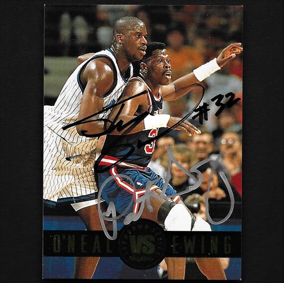 patrick ewing autograph