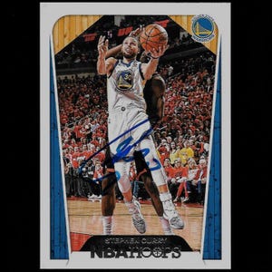 Stephen Curry autograph signed Panini card #281 Warriors