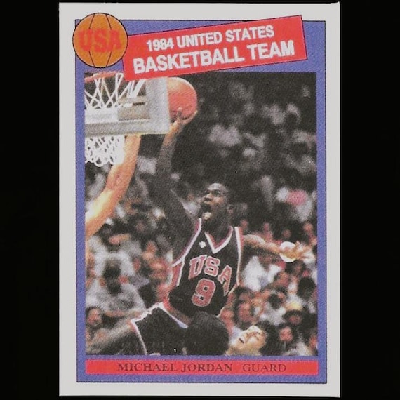 1984 Michael Jordan Rookie Card USA Olympic Basketball Team Rare