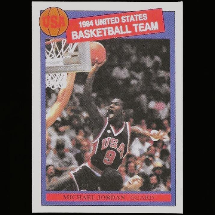 1984 Michael Jordan Rookie Card USA Olympic Basketball Team Rare!