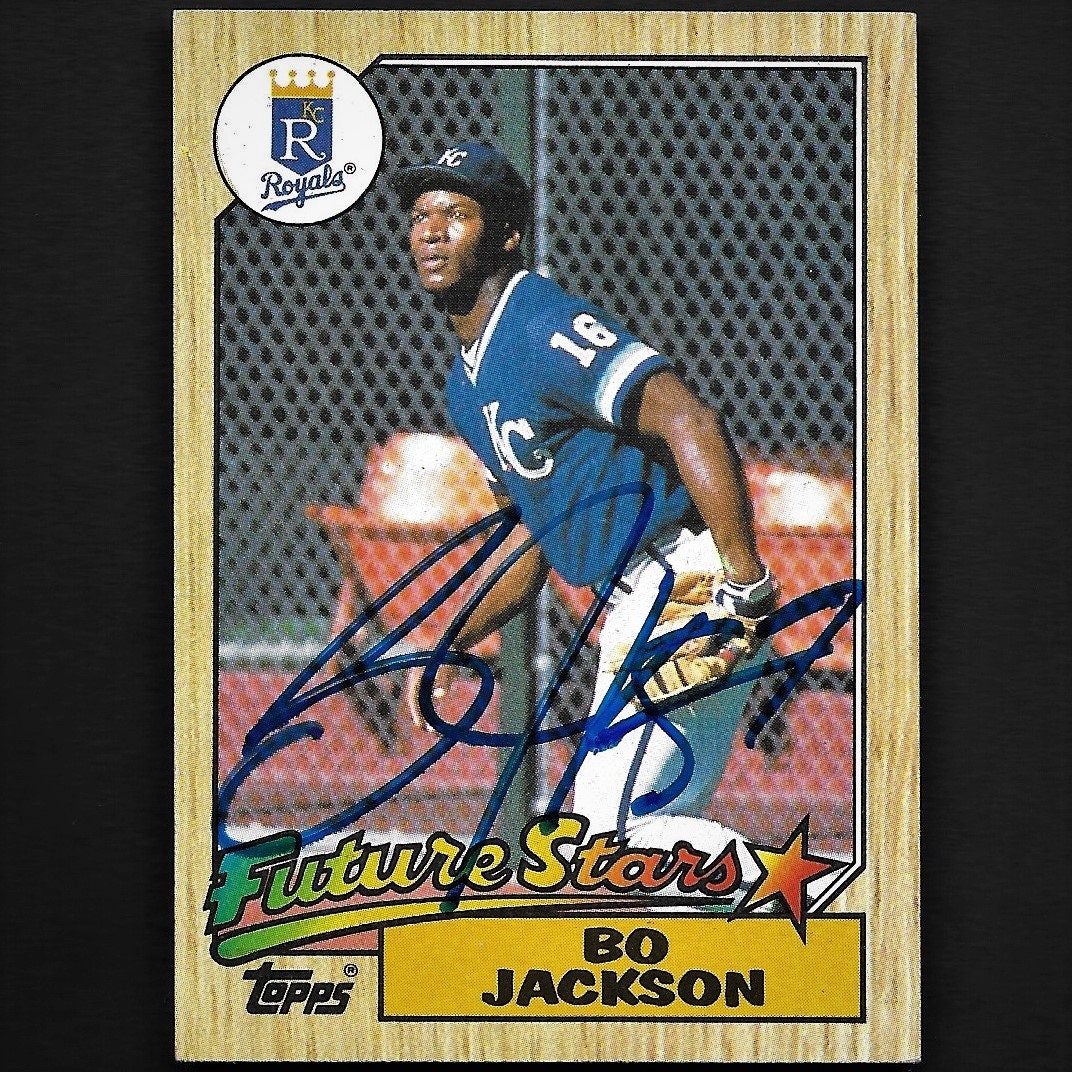 ボー・ジャクソン 直筆サインカード Topps Auto BO JACKSON