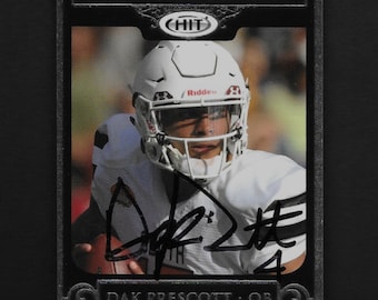 Dak Prescott autograph signed Sage rookie card #18 Cowboys