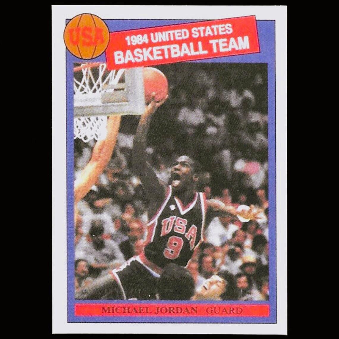 1984 Michael Jordan Rookie Card USA Olympic Basketball Team Rare