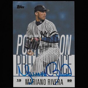 Mariano Rivera autograph signed 2018 Topps card #18 Yankees