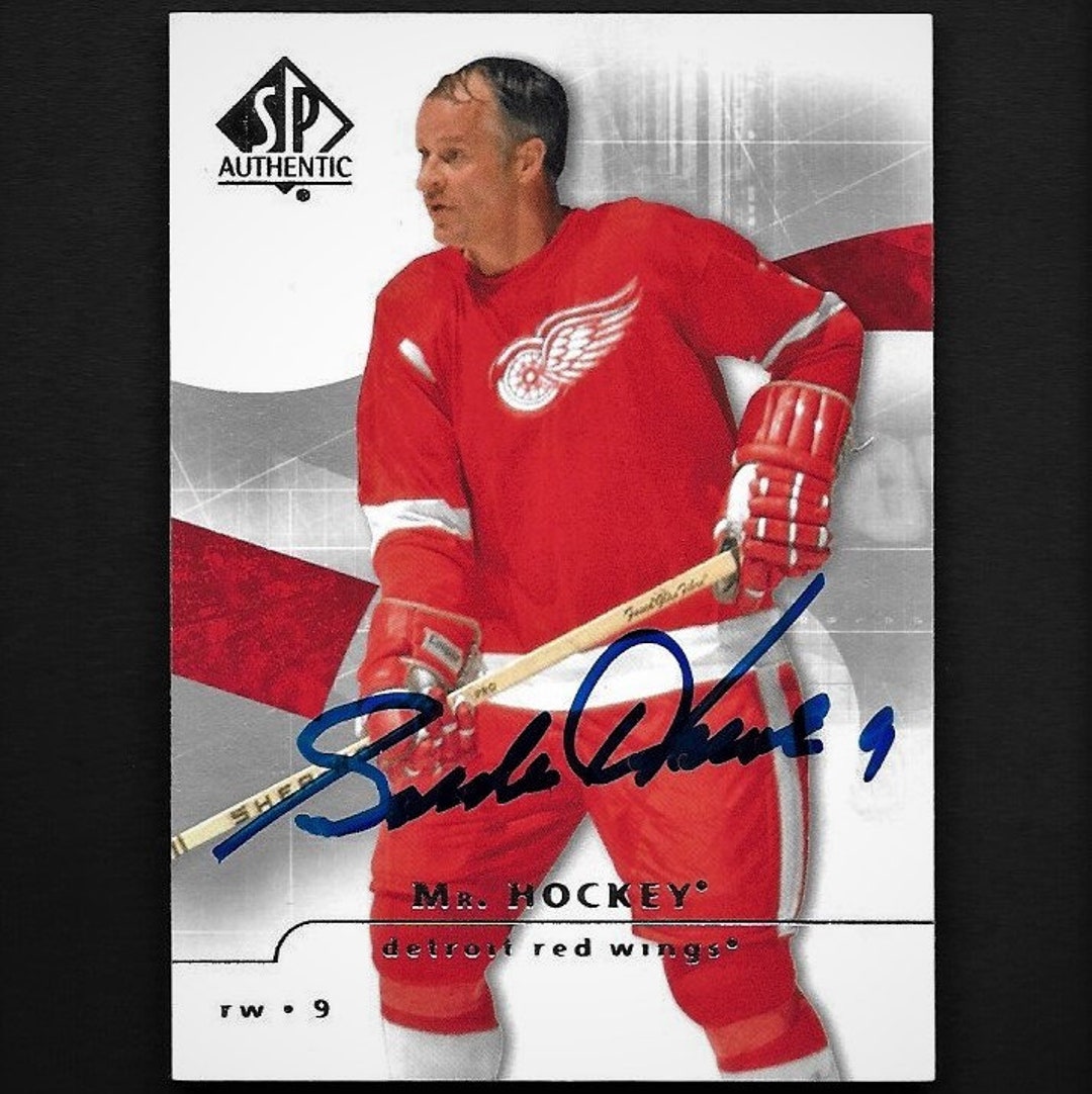 Gordie Howe Signed Detroit Red Wings Vintage Jersey