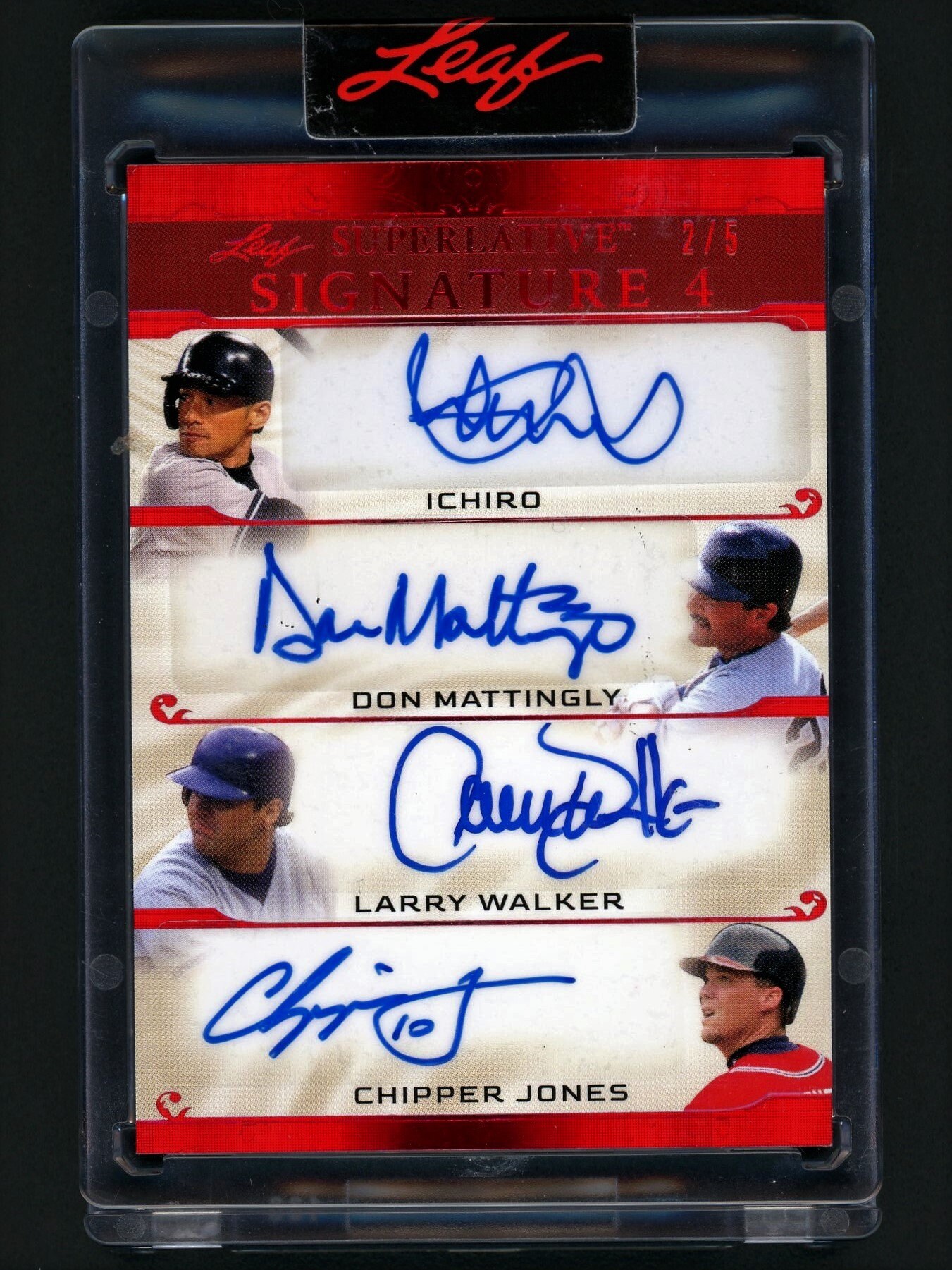 Larry Walker Signed Montreal Expos Jersey Hall Of Fame Rockies Cards PSA/DNA