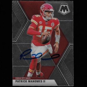 Patrick Mahomes II autograph signed Panini card #1 Chiefs