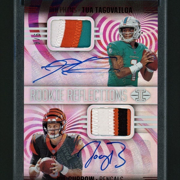 Carte Patch NFL Joe Burrow 2020 – Rookie Playoff – Bengals – Panini