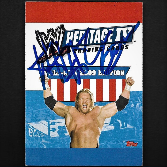 TRIPLE H Signed Autograph PHOTO Signature Gift Print WWE WRESTLING 