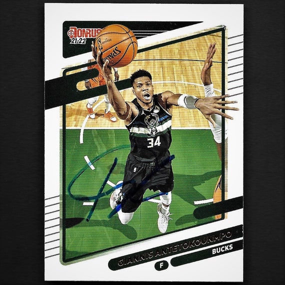 Giannis Antetokounmpo Milwaukee Bucks Autographed Practice-Used