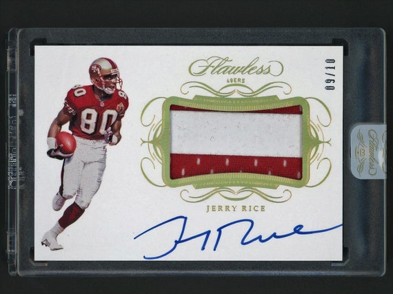 jerry rice autographed jersey