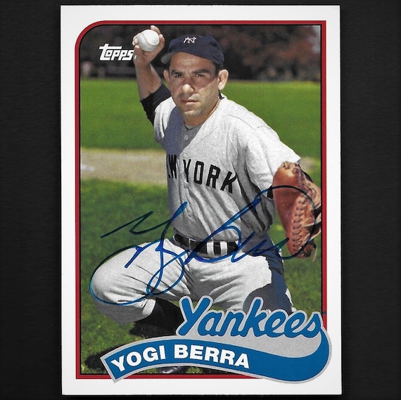 Yogi Berra Autograph Signed 2014 Topps Card 175 Yankees Nice 