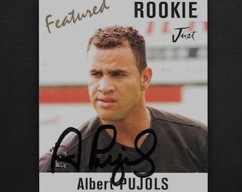 Albert Pujols autograph signed 2004 Just Minors rookie card #4 Cannons/Cardinals Nice!