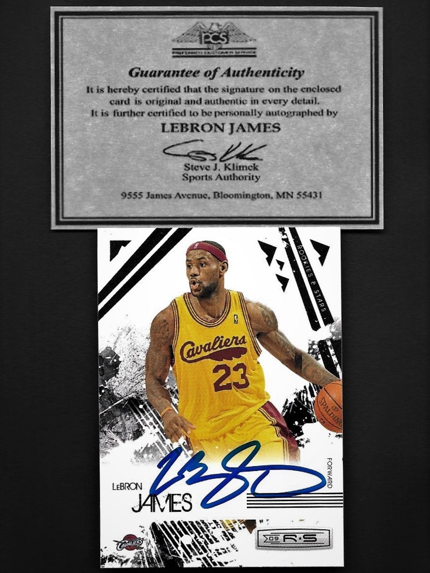 LeBron James Autographed Jersey - Memorabilia Center