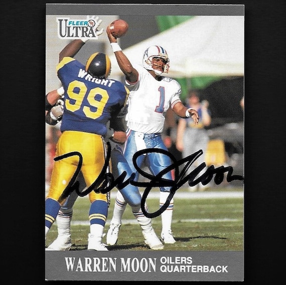 Warren Moon Memorabilia, Autographed Warren Moon Collectibles