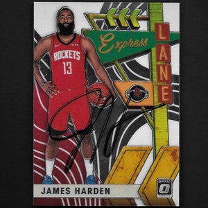 Houston Rockets James Harden autographed basketball