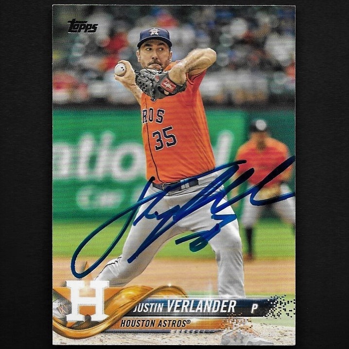 justin verlander signed jersey