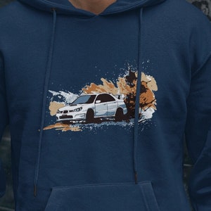Watercolor Subie Art Hoodie , WRX STi Sweatshirt