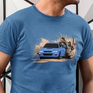Watercolor Subie Impreza 22B Art Print Shirt