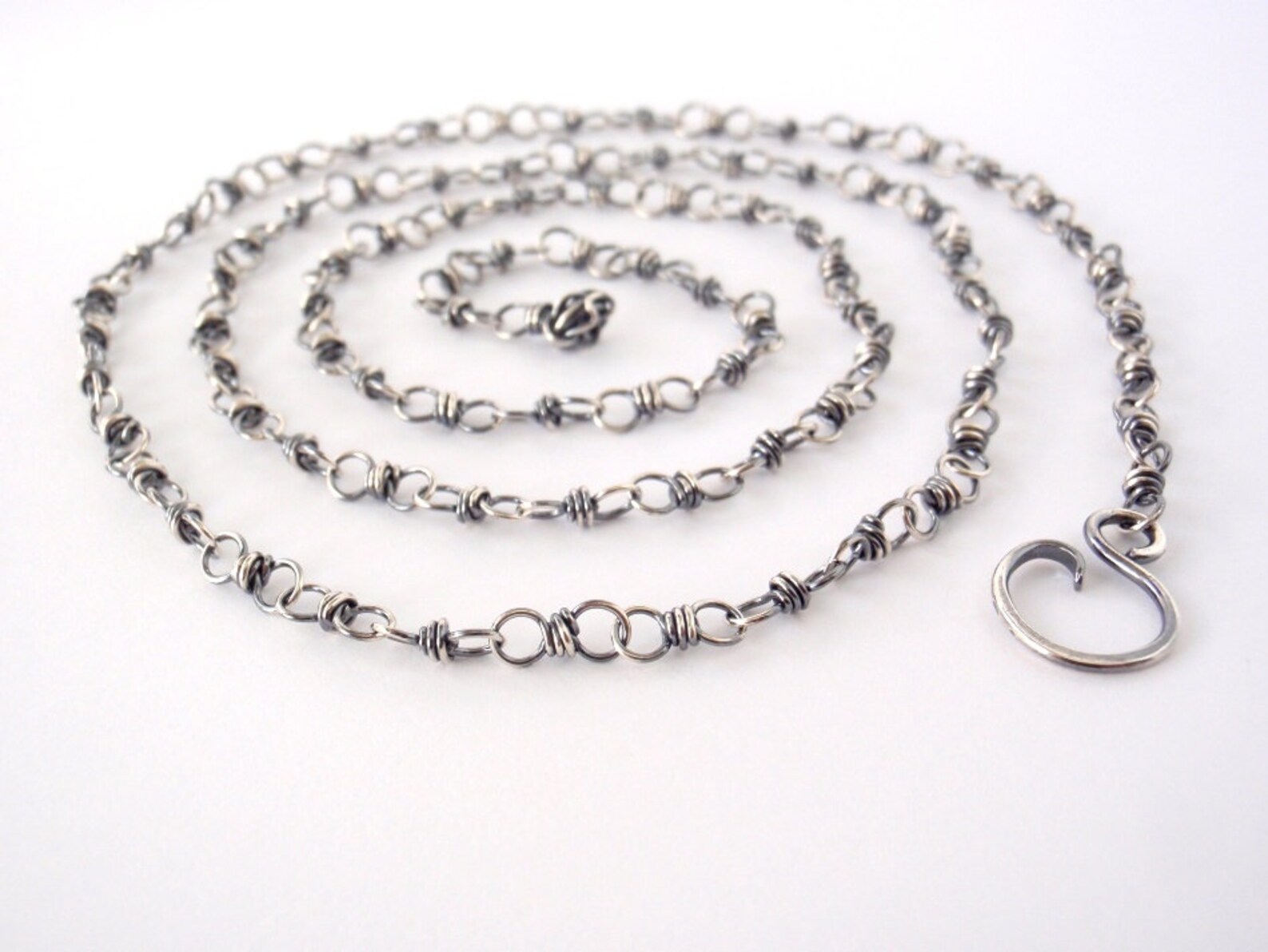 70cm Sterling Silver Chain 28 inch Handmade Chain Etsy
