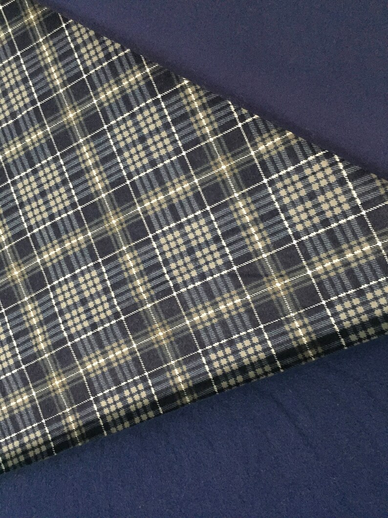 Navy/gray Plaid Weighted Blanket. 40x50 Inches in Size. Pick Etsy
