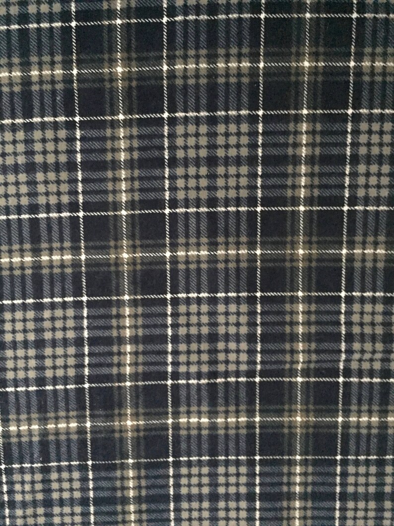 Navy/Gray Plaid Weighted Blanket. 40x50 inches in size. Pick | Etsy