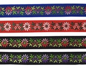 7 8 quot (22 mm) Floral Jacquard Ribbon 3235A (1 yard)