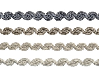1/2" Scroll Braid Trim 2277A
