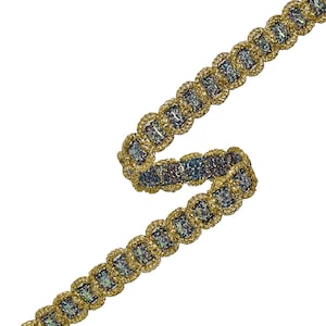 1/2&quot; Metallic & Iridescent Braid Trim 4390