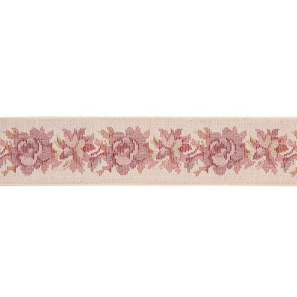 Vintage 2" Conso Floral Tapestry Jacquard Trim 3865