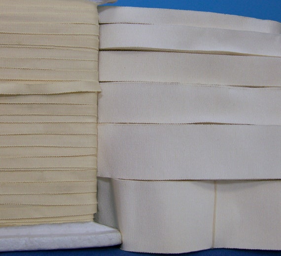 Vintage French Grosgrain Ribbon Petersham Cotton Rayon Hat