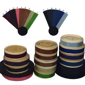 5/8&quot; (16mm) Petersham Cotton Silk Grosgrain Ribbon (Priced by the yard)