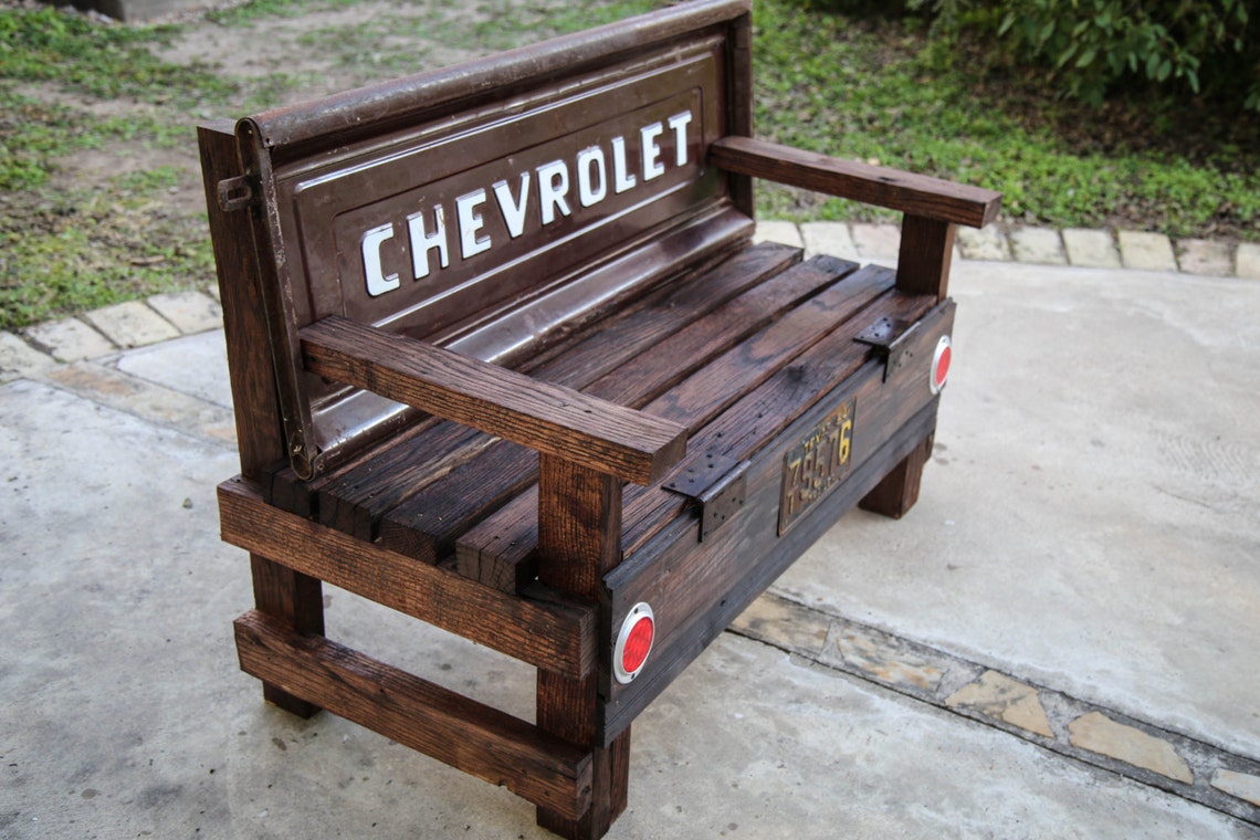Sale Chevrolet Tailgate Bench Etsy