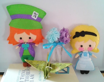 4 Doll Patterns from Alice in Wonderland - SET 1