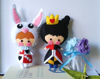 4 Doll Patterns from Alice in Wonderland - SET 2