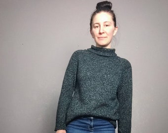 Knitting Pattern // Turtleneck and Chain Sweater