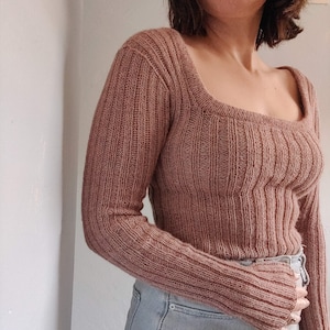 Knitting Pattern // Endless Rib Sweater