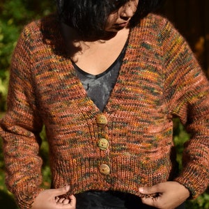 Knitting Pattern // Not Your Grandpa's WORSTED Cardigan image 4