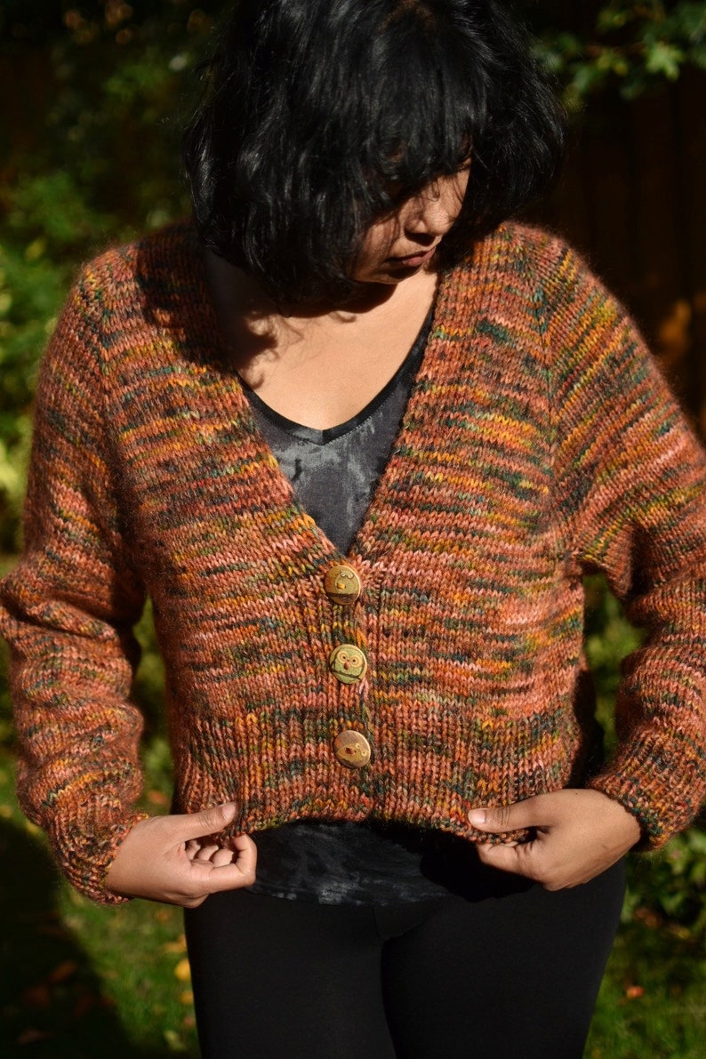 Knitting Pattern // Not Your Grandpa's WORSTED Cardigan image 4