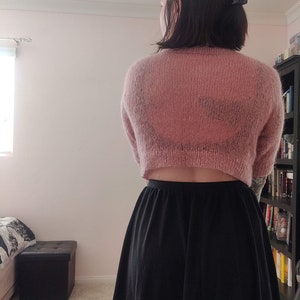 Knitting Pattern // Dare to Mohair Top image 2