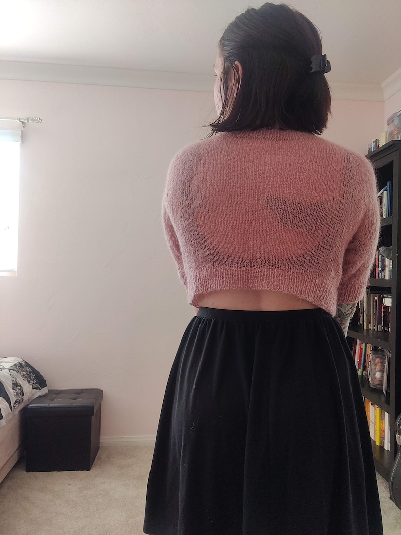 Knitting Pattern // Dare to Mohair Top image 2