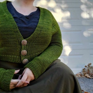 Knitting Pattern // Not Your Grandpa's WORSTED Cardigan image 7